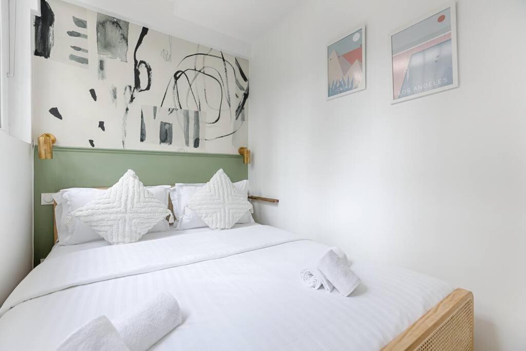 パリMykeypers - Chic & Elegant Flat 2Br/6P- Republiqueアパートメント エクステリア 写真