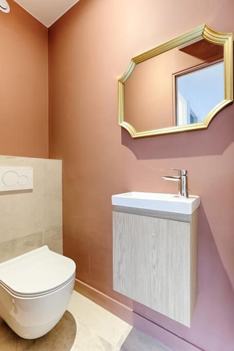 パリMykeypers - Chic & Elegant Flat 2Br/6P- Republiqueアパートメント エクステリア 写真