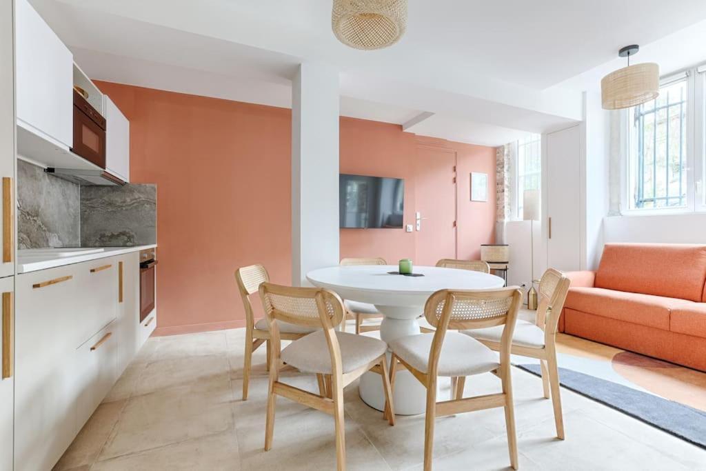 パリMykeypers - Chic & Elegant Flat 2Br/6P- Republiqueアパートメント エクステリア 写真